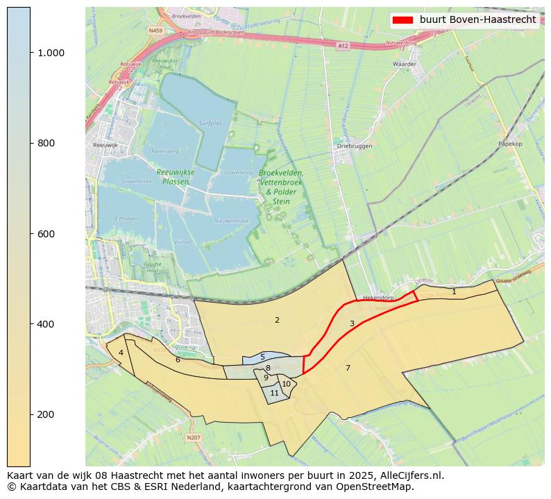 Afbeelding van de buurt Boven-Haastrecht op de kaart.