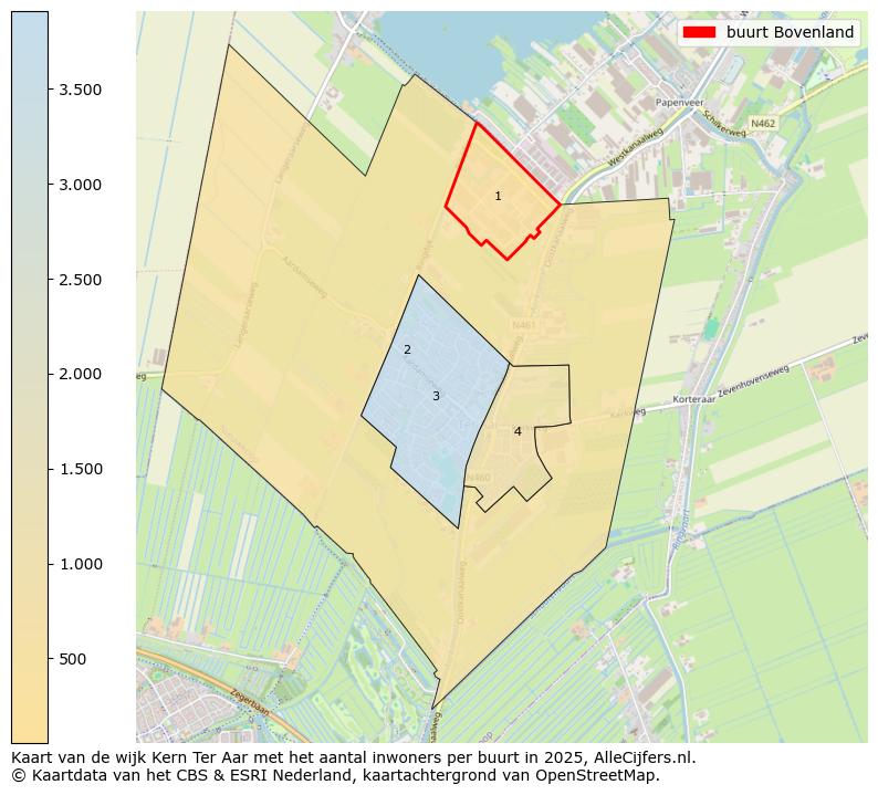 Afbeelding van de buurt Bovenland op de kaart.
