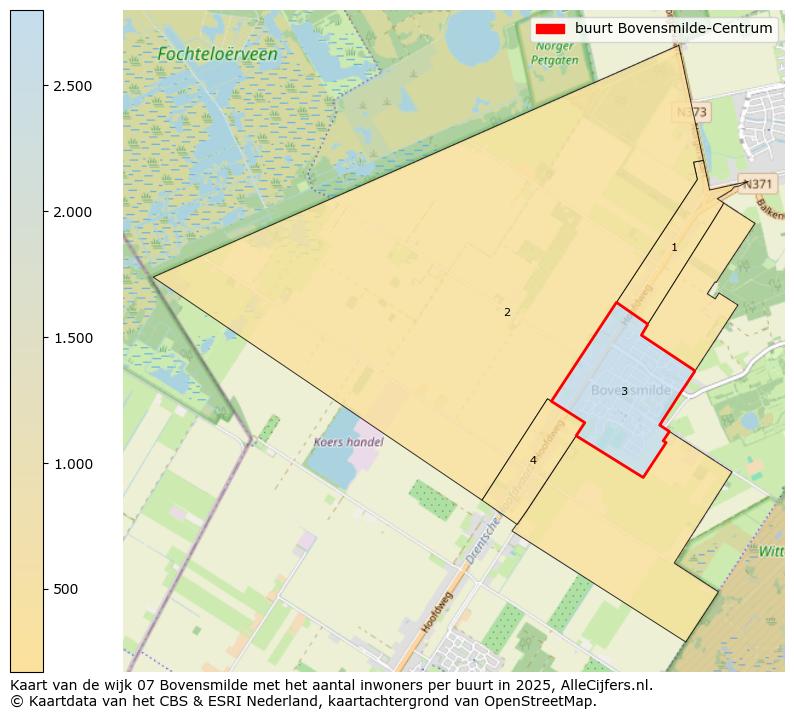 Afbeelding van de buurt Bovensmilde-Centrum op de kaart.
