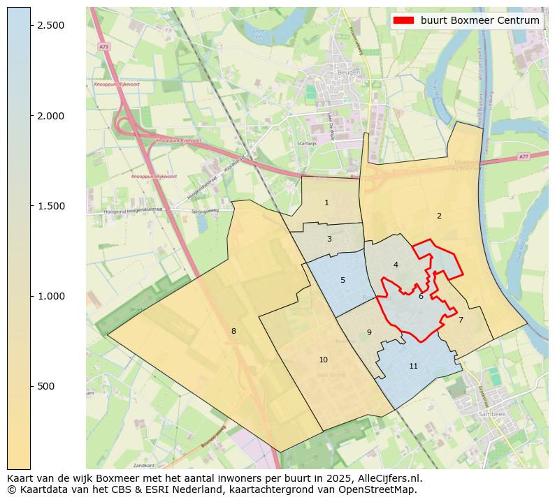 Afbeelding van de buurt Boxmeer Centrum op de kaart.