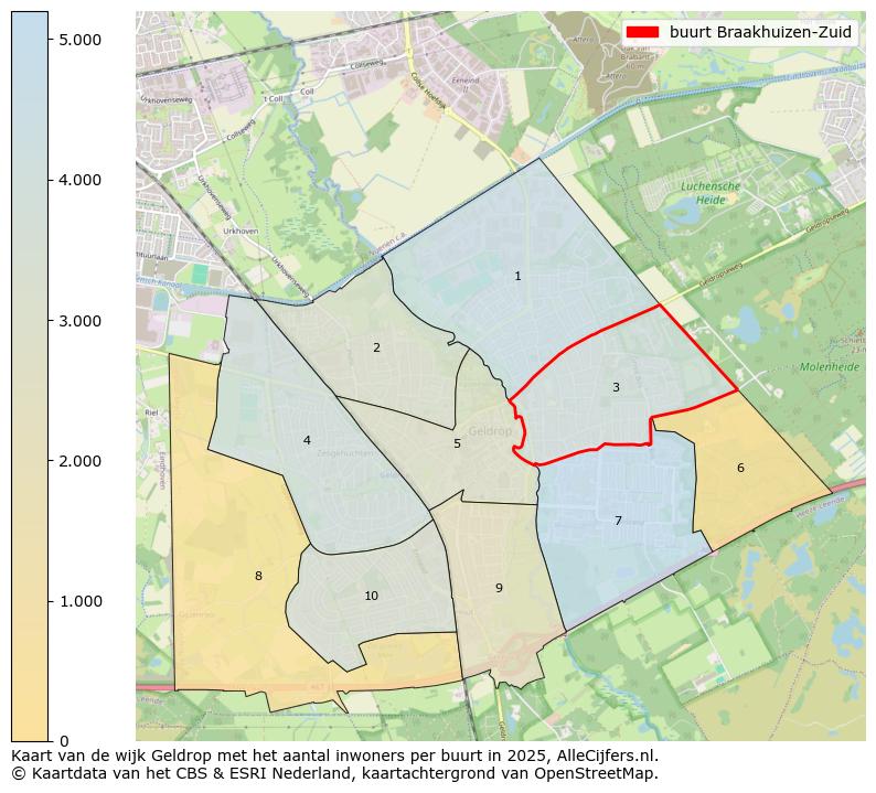 Afbeelding van de buurt Braakhuizen-Zuid op de kaart.