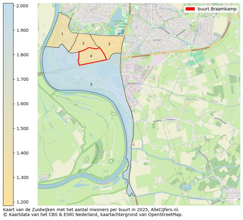 Afbeelding van de buurt Braamkamp op de kaart.