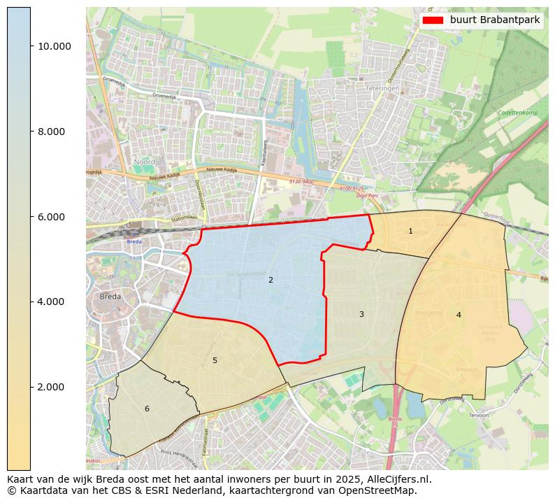 Afbeelding van de buurt Brabantpark op de kaart.