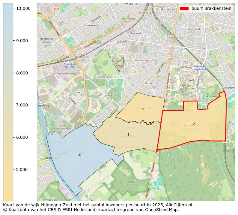 Afbeelding van de buurt Brakkenstein op de kaart.