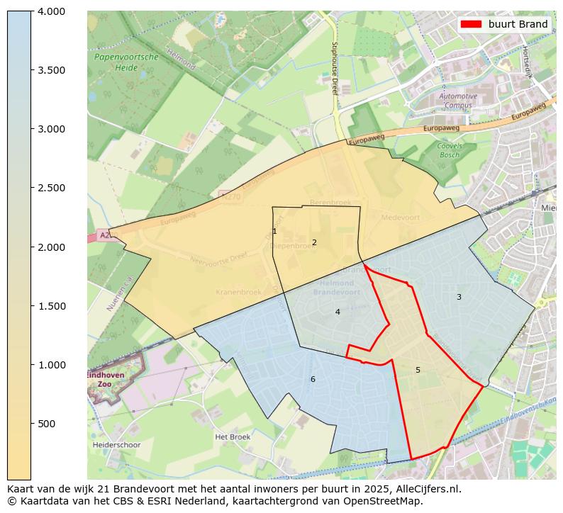 Afbeelding van de buurt Brand op de kaart.