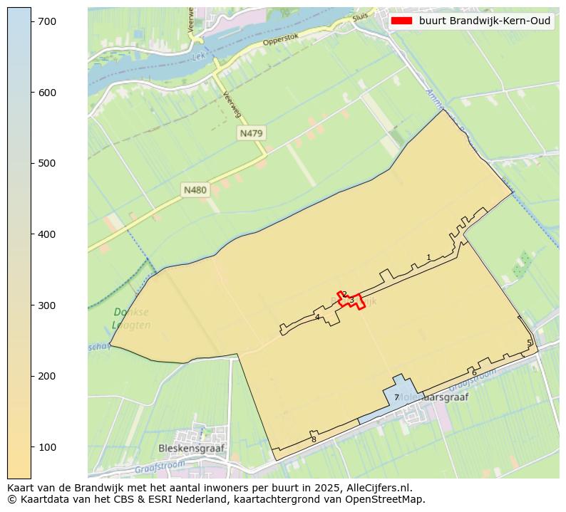 Afbeelding van de buurt Brandwijk-Kern-Oud op de kaart.