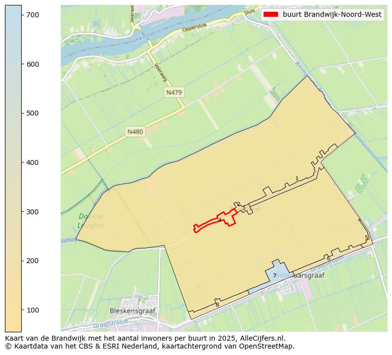 Afbeelding van de buurt Brandwijk-Noord-West op de kaart.