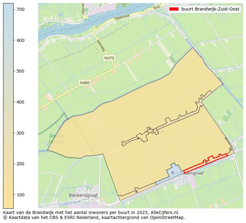 Afbeelding van de buurt Brandwijk-Zuid-Oost op de kaart.