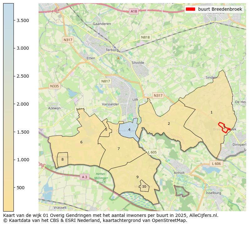 Afbeelding van de buurt Breedenbroek op de kaart.