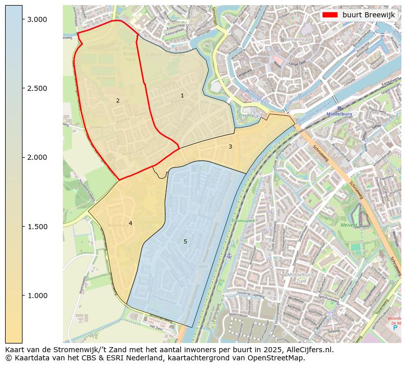 Afbeelding van de buurt Breewijk op de kaart.
