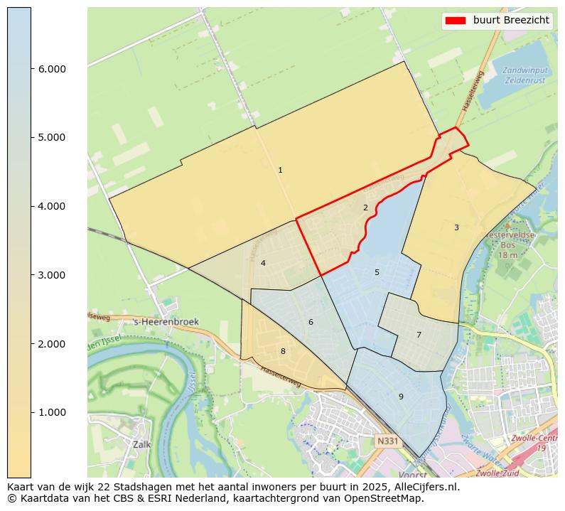 Afbeelding van de buurt Breezicht op de kaart.