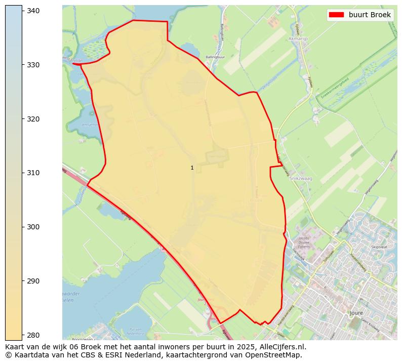 Afbeelding van de buurt Broek op de kaart.