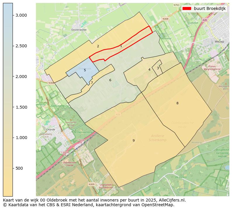 Afbeelding van de buurt Broekdijk op de kaart.