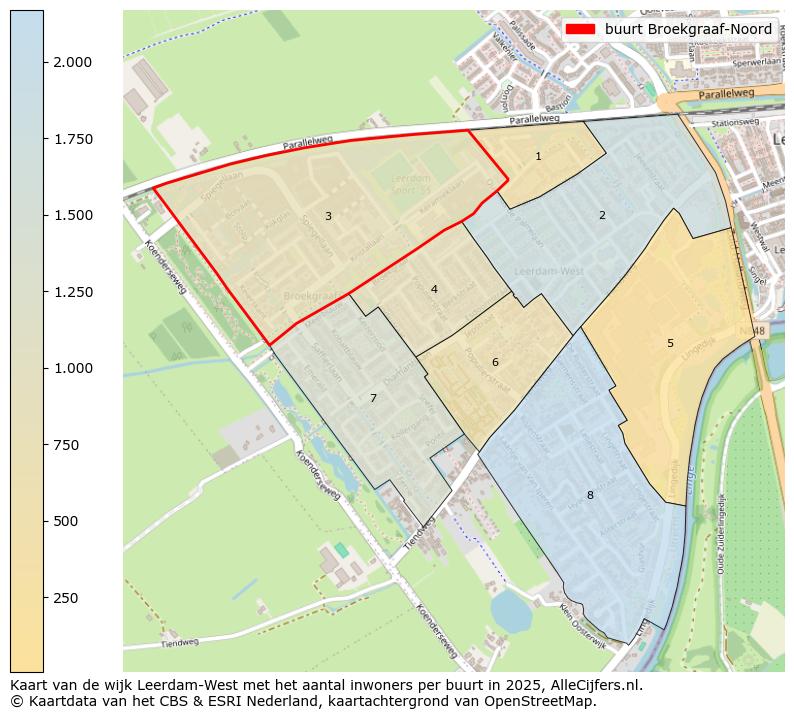 Afbeelding van de buurt Broekgraaf-Noord op de kaart.