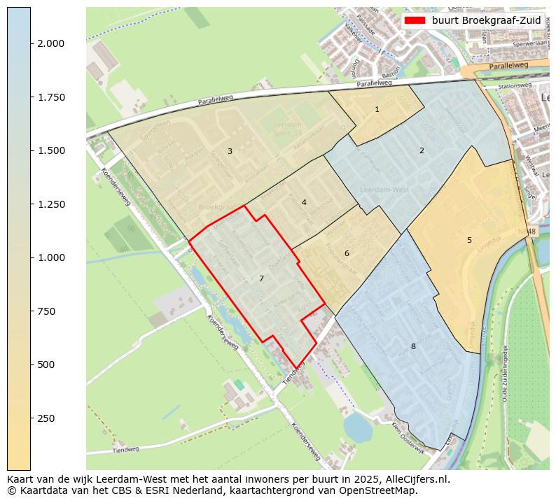 Afbeelding van de buurt Broekgraaf-Zuid op de kaart.