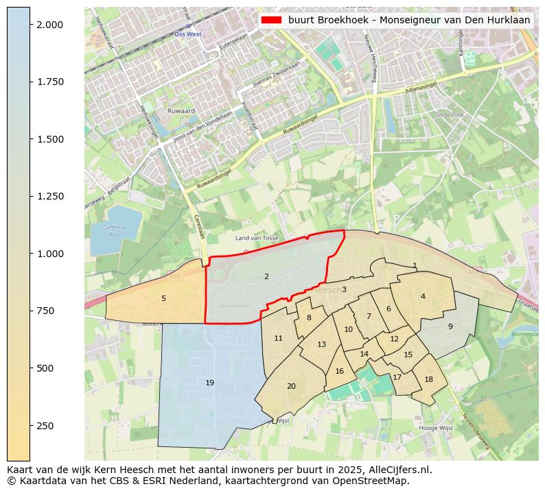 Afbeelding van de buurt Broekhoek - Monseigneur van Den Hurklaan op de kaart.