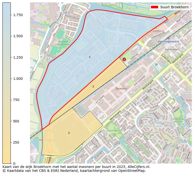Afbeelding van de buurt Broekhorn op de kaart.
