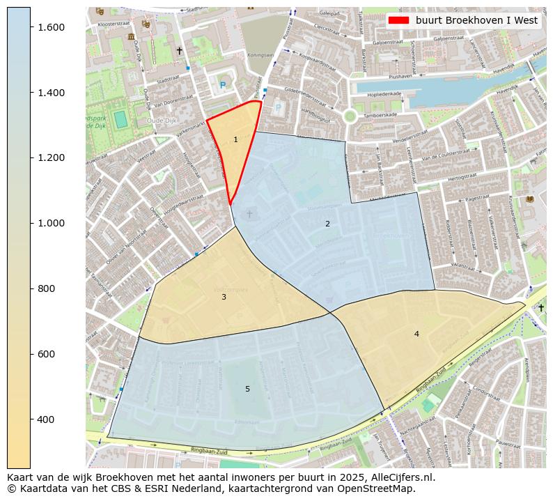Afbeelding van de buurt Broekhoven I West op de kaart.