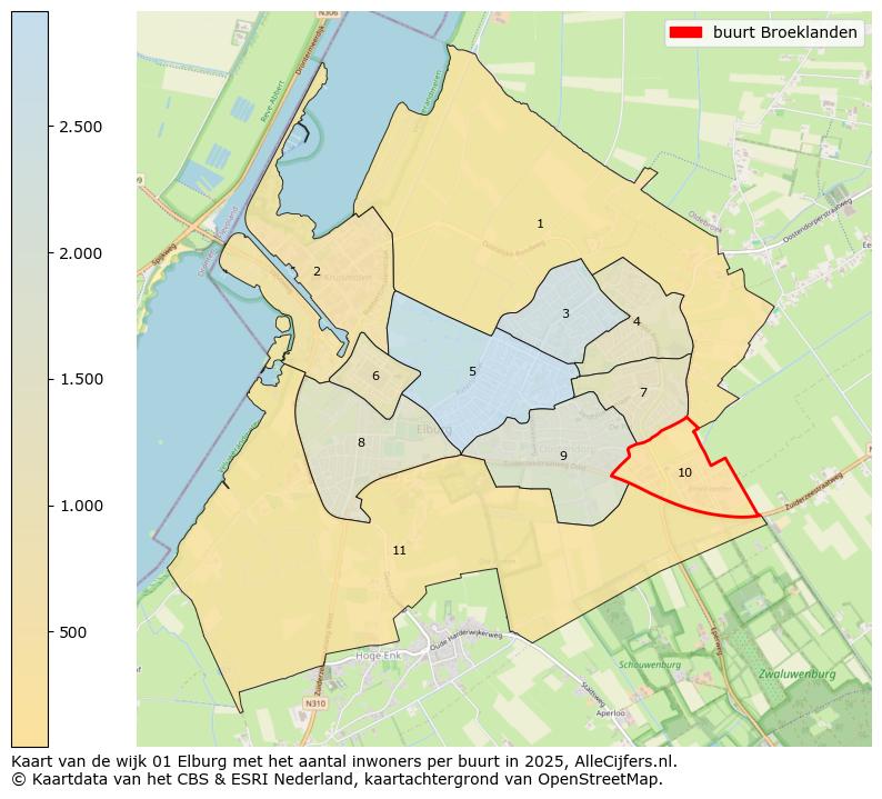 Afbeelding van de buurt Broeklanden op de kaart.