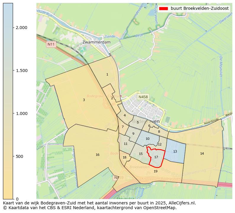Afbeelding van de buurt Broekvelden-Zuidoost op de kaart.