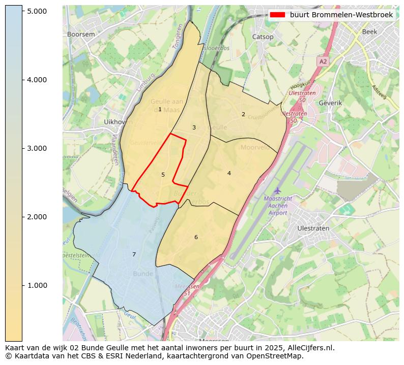 Afbeelding van de buurt Brommelen-Westbroek op de kaart.