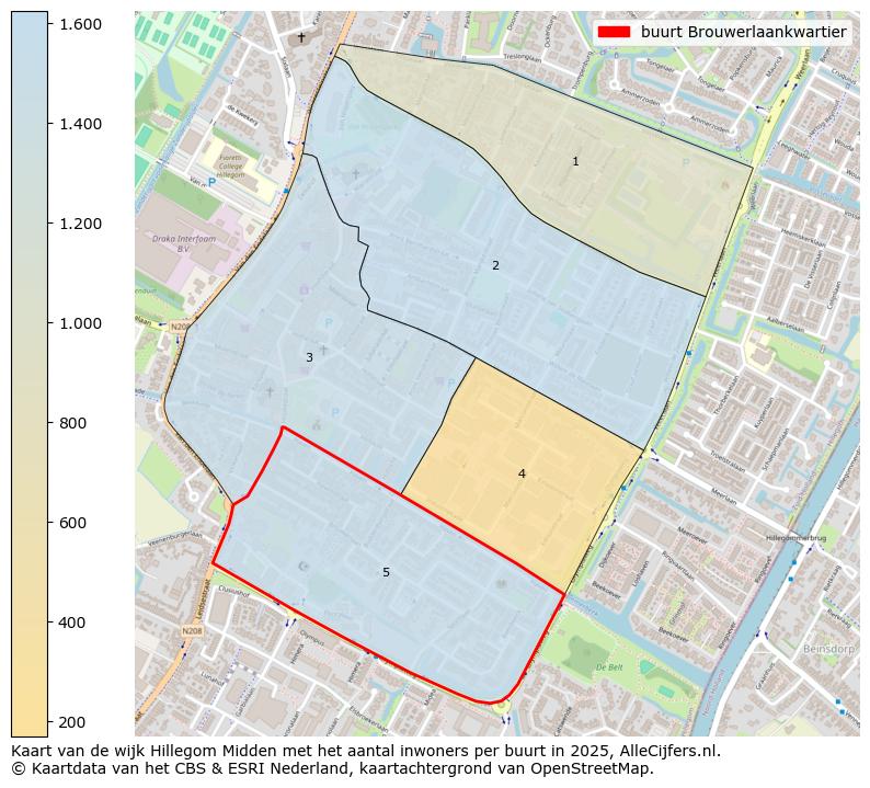 Afbeelding van de buurt Brouwerlaankwartier op de kaart.