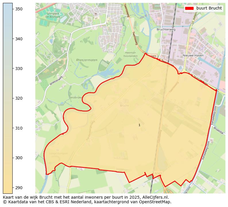 Afbeelding van de buurt Brucht op de kaart.