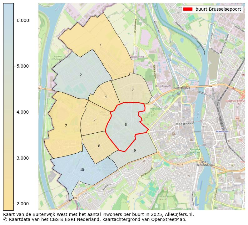 Afbeelding van de buurt Brusselsepoort op de kaart.