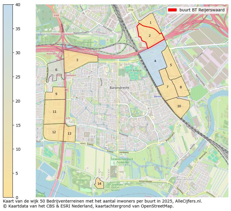 Afbeelding van de buurt BT Reijerswaard op de kaart.
