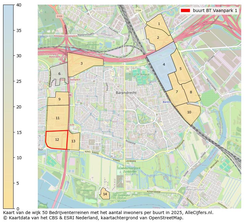 Afbeelding van de buurt BT Vaanpark 1 op de kaart.