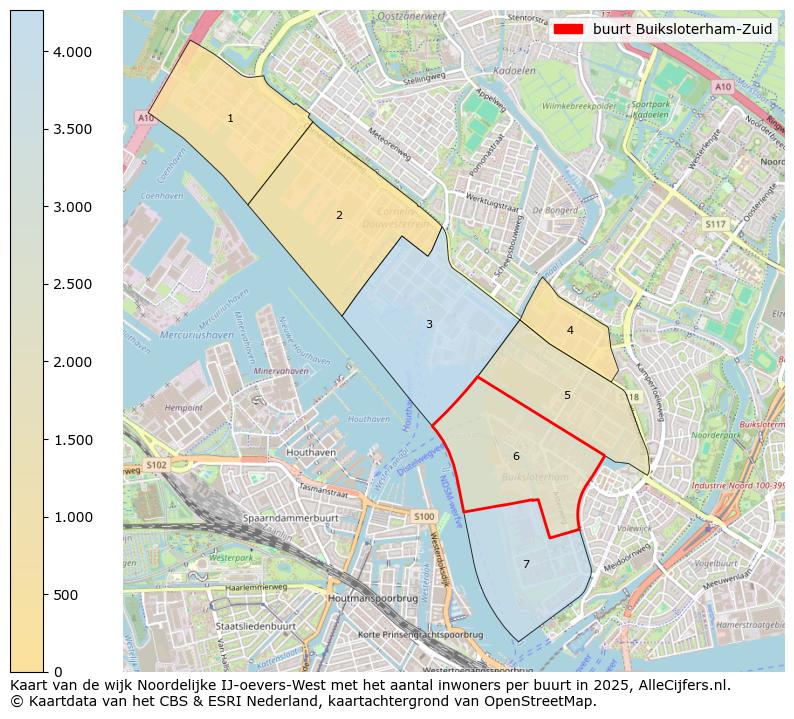 Afbeelding van de buurt Buiksloterham-Zuid op de kaart.