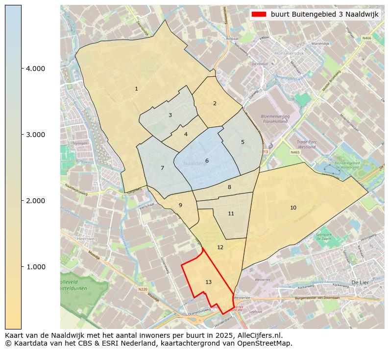 Afbeelding van de buurt Buitengebied 3 Naaldwijk op de kaart.