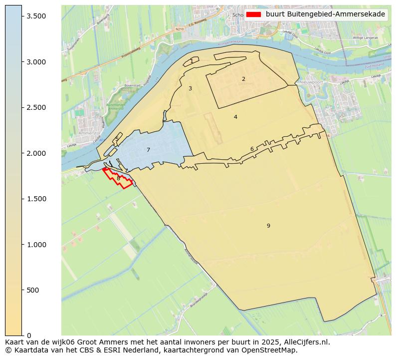 Afbeelding van de buurt Buitengebied-Ammersekade op de kaart.