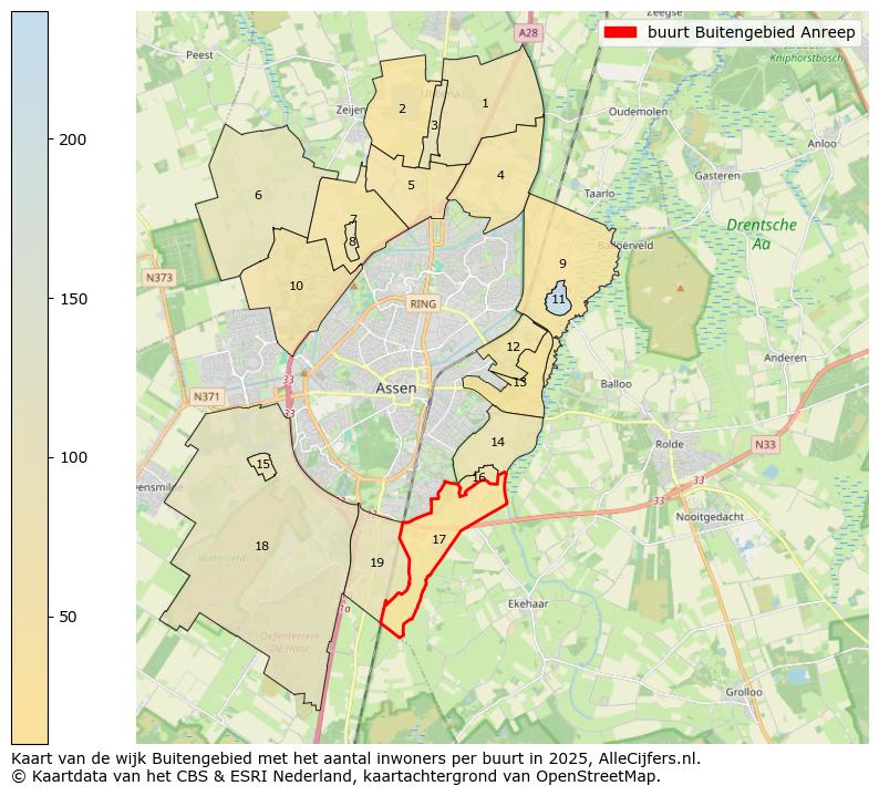 Afbeelding van de buurt Buitengebied Anreep op de kaart.