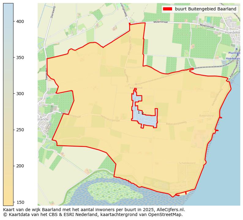 Afbeelding van de buurt Buitengebied Baarland op de kaart.
