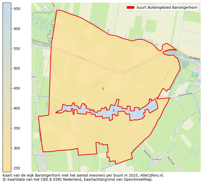Afbeelding van de buurt Buitengebied Barsingerhorn op de kaart.