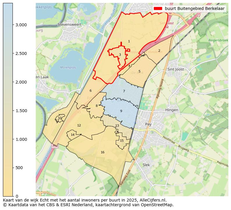Afbeelding van de buurt Buitengebied Berkelaar op de kaart.