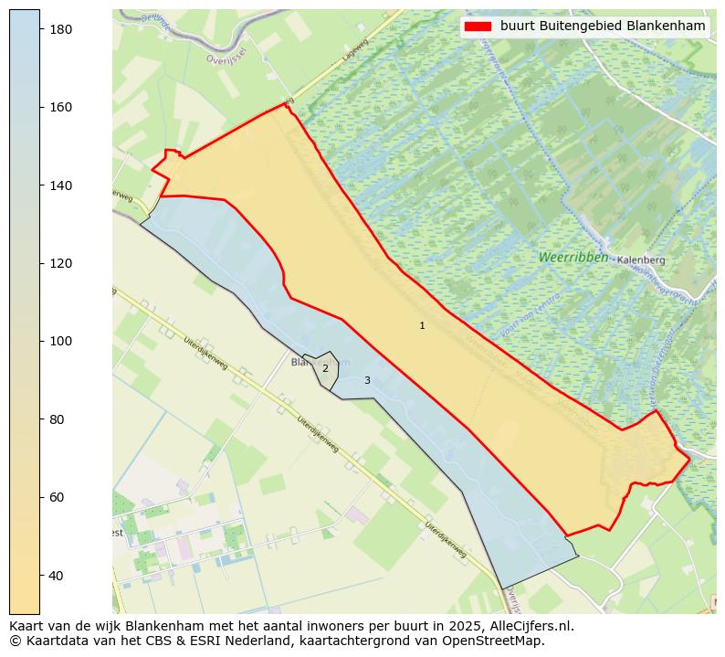 Afbeelding van de buurt Buitengebied Blankenham op de kaart.
