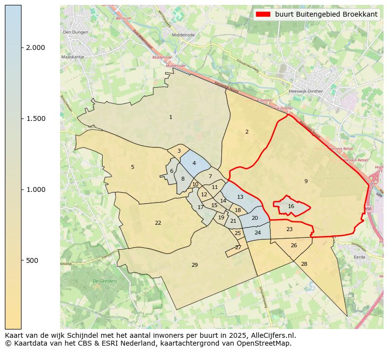 Afbeelding van de buurt Buitengebied Broekkant op de kaart.