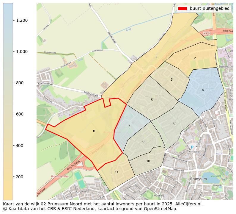 Afbeelding van de buurt Buitengebied op de kaart.