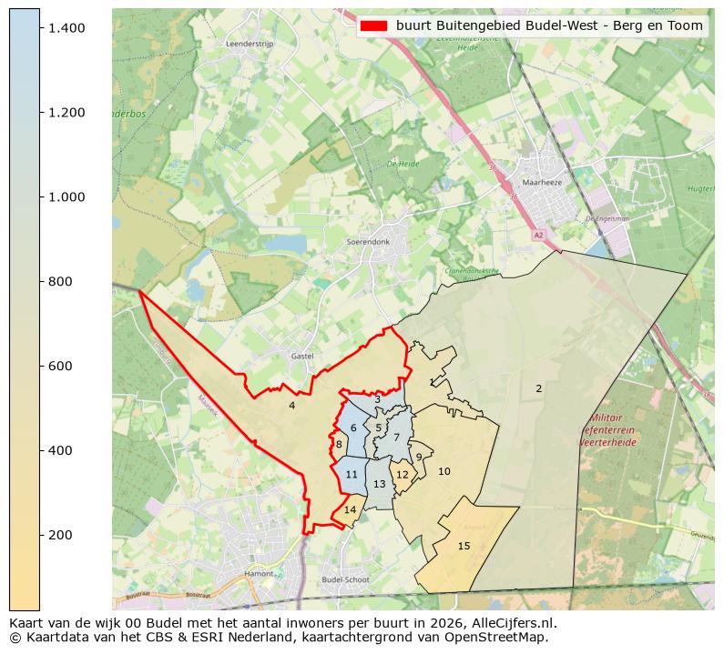 Afbeelding van de buurt Buitengebied Budel-West - Berg en Toom op de kaart.