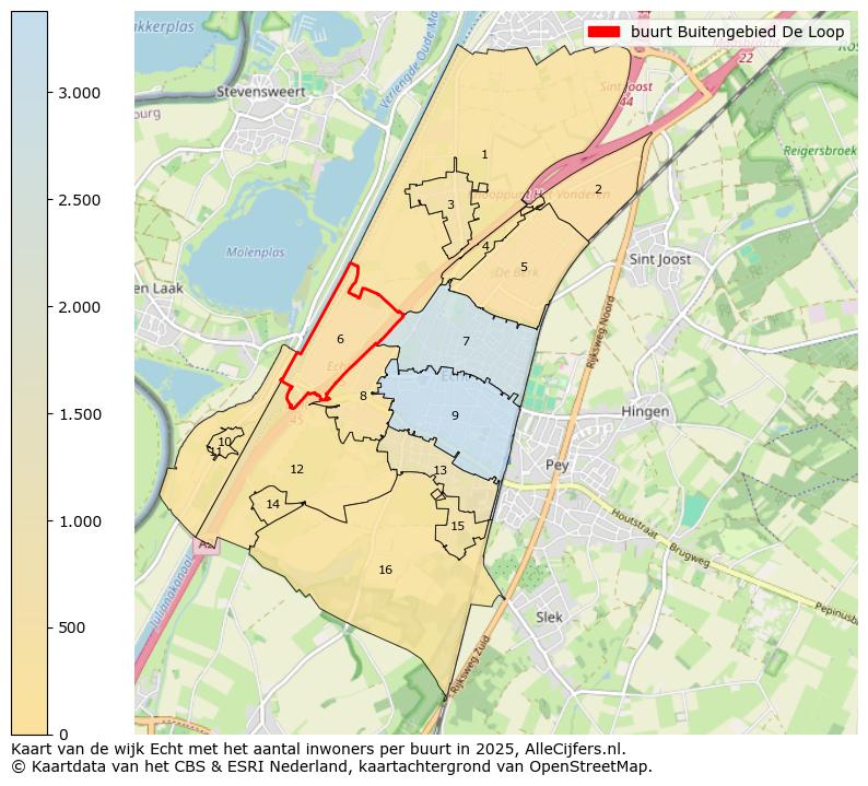 Afbeelding van de buurt Buitengebied De Loop op de kaart.