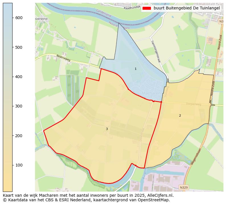 Afbeelding van de buurt Buitengebied De Tuinlangel op de kaart.