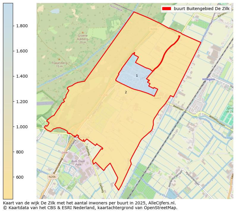 Afbeelding van de buurt Buitengebied De Zilk op de kaart.