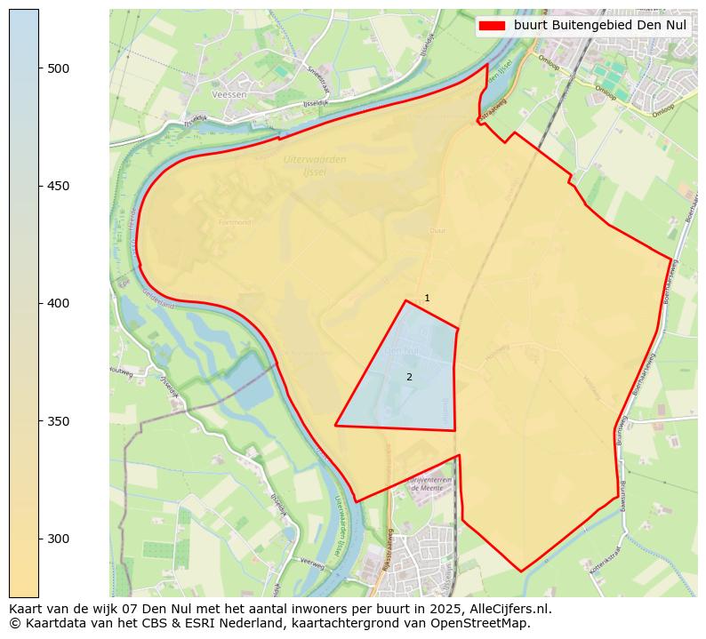 Afbeelding van de buurt Buitengebied Den Nul op de kaart.