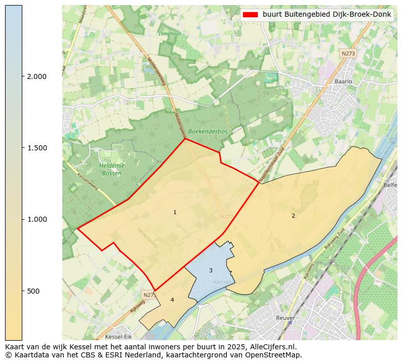 Afbeelding van de buurt Buitengebied Dijk-Broek-Donk op de kaart.