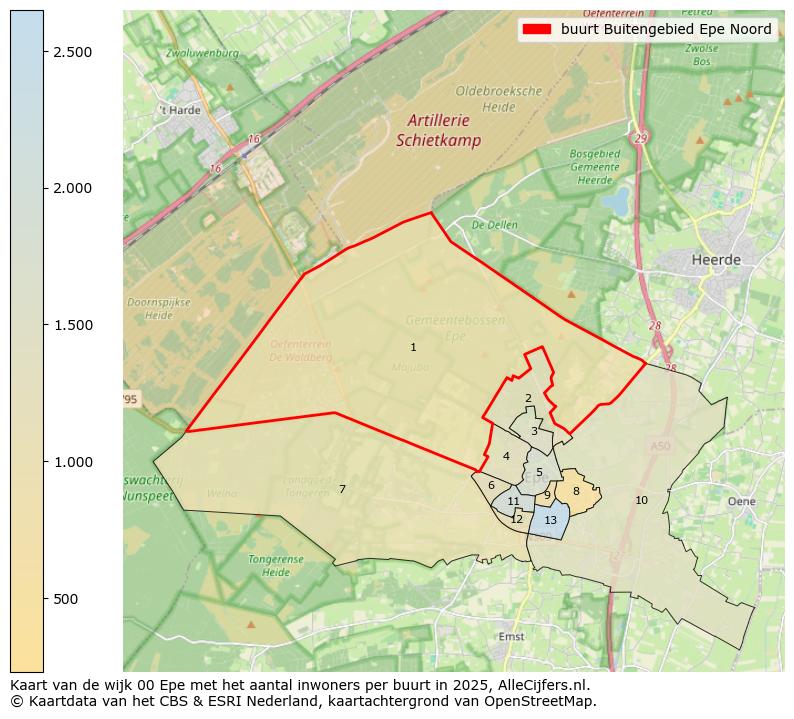 Afbeelding van de buurt Buitengebied Epe Noord op de kaart.