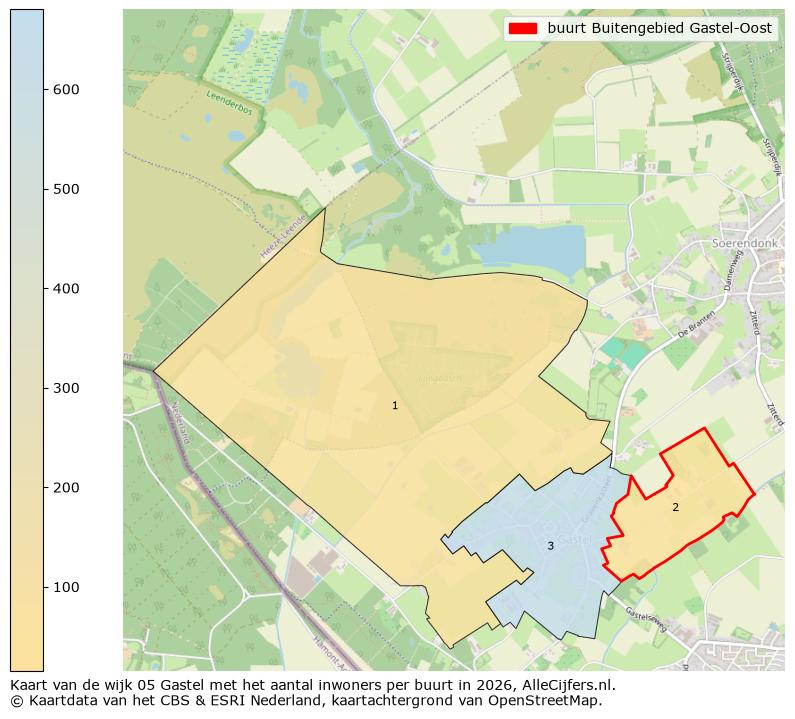Afbeelding van de buurt Buitengebied Gastel-Oost op de kaart.