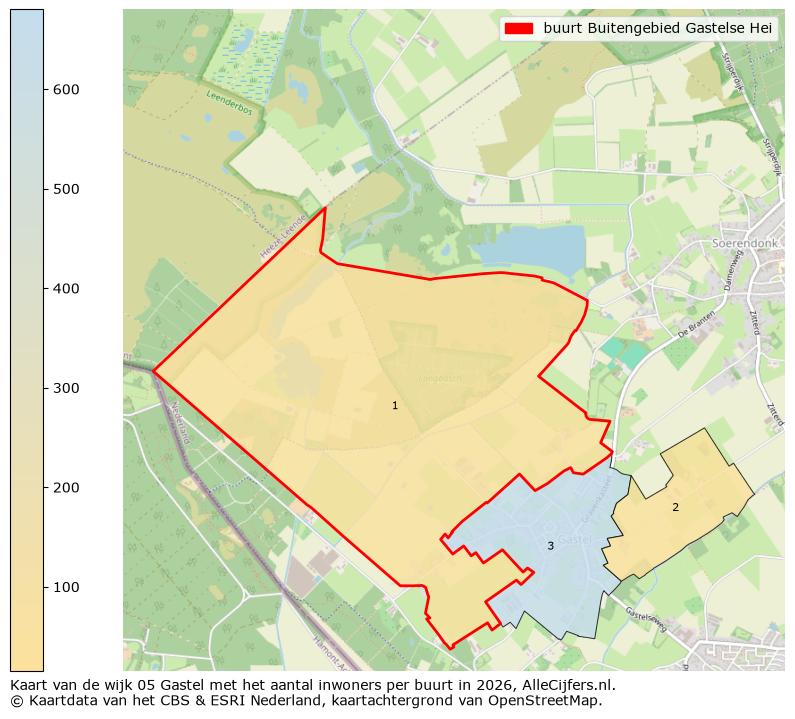 Afbeelding van de buurt Buitengebied Gastelse Hei op de kaart.