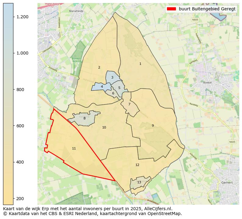 Afbeelding van de buurt Buitengebied Geregt op de kaart.